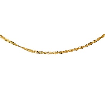 9ct gold 1.7g 18 inch Singapore Chain
